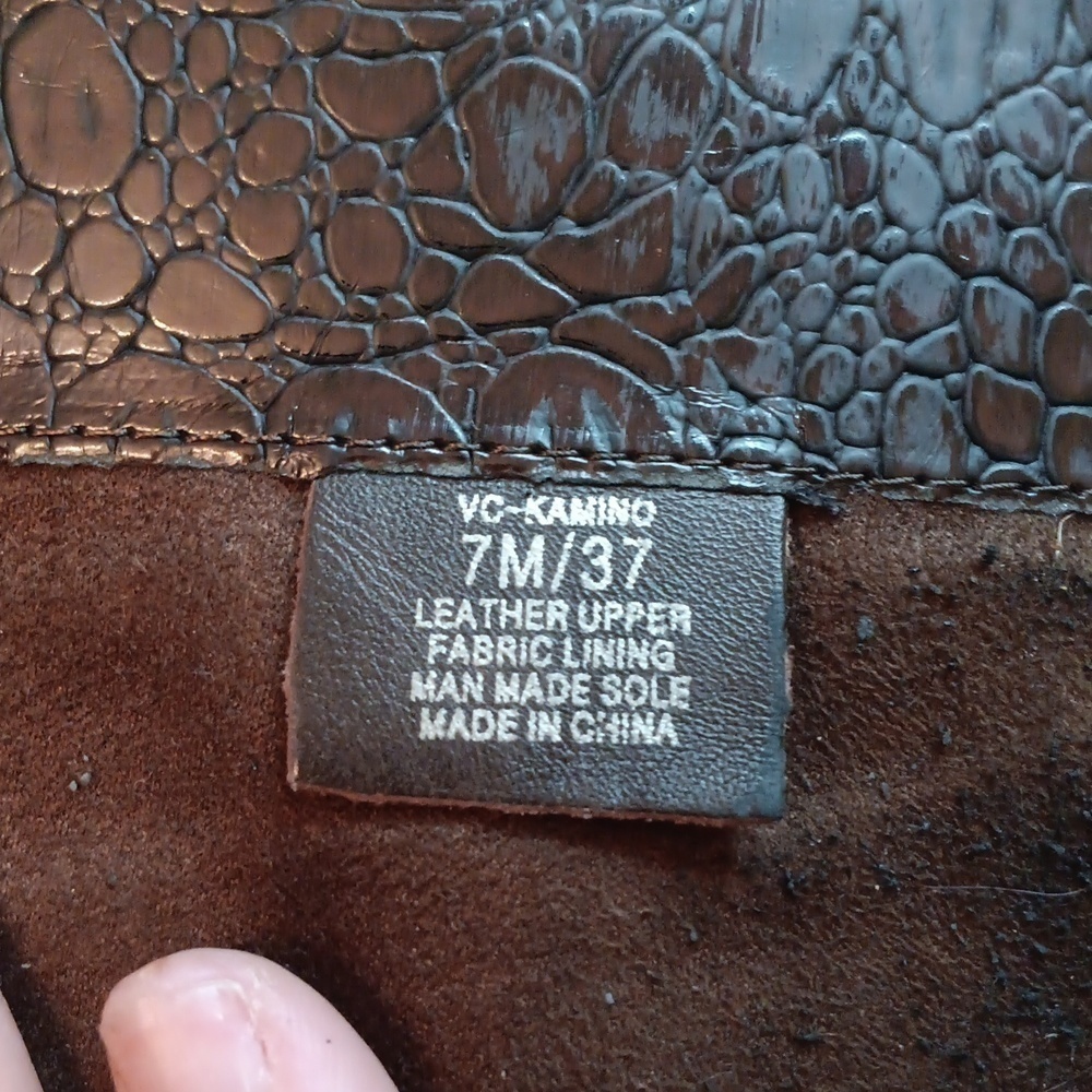 Vince WeCamuto Brown Over the Knee Boots Size 7 - Picture 11 of 13